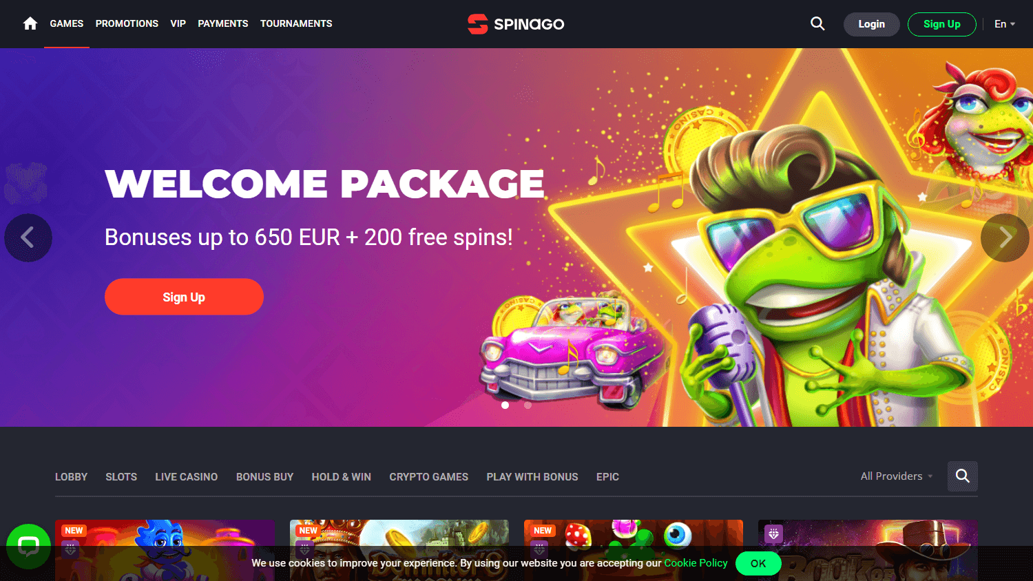Bonus Up to $6,500 AUD and 200 Free Spins